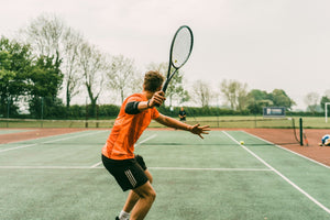 mannelijke tennisspeler