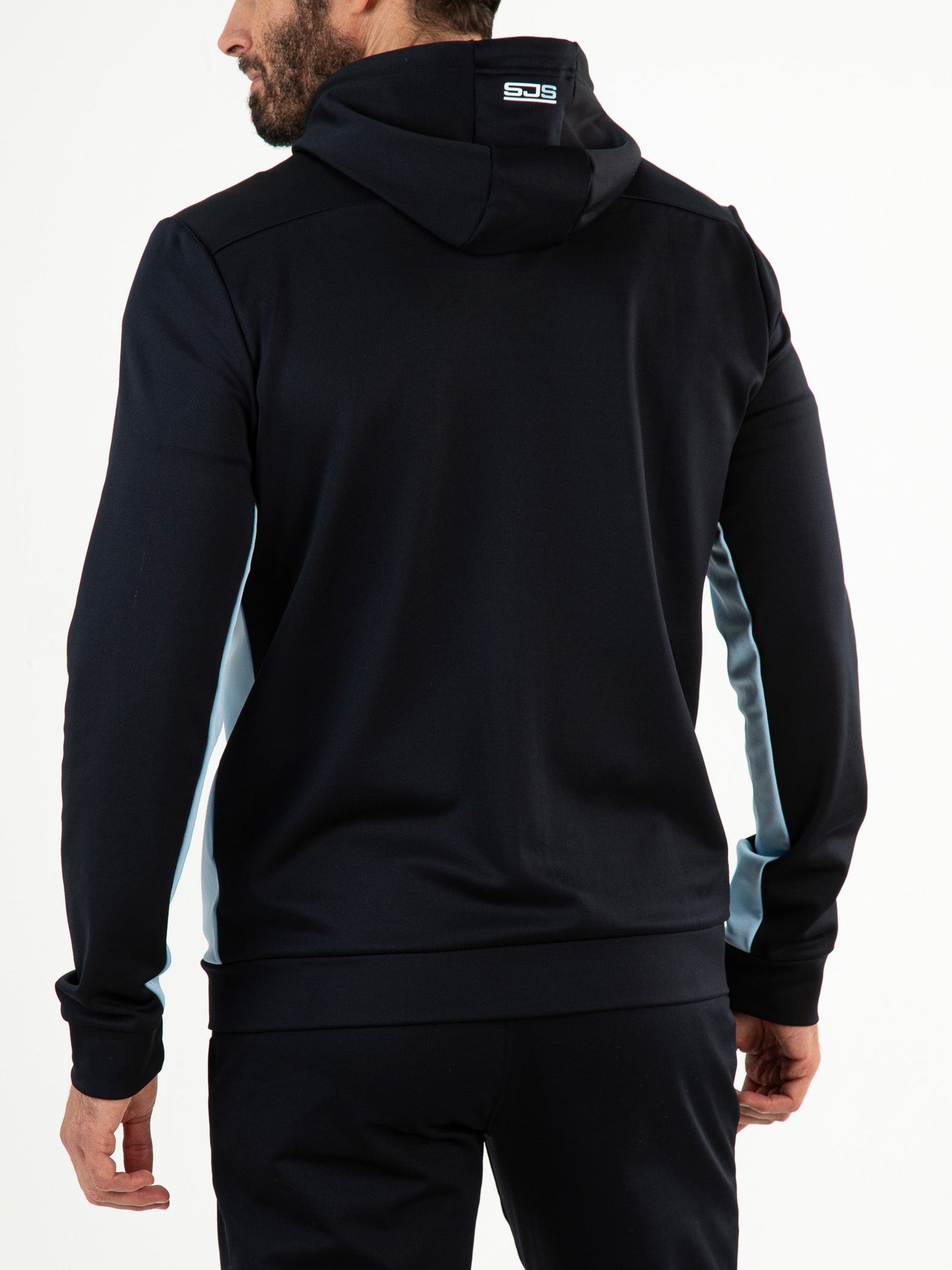 AAYAN Powder Blue - Man Hooded jacket - Tenniskleding - Blauw