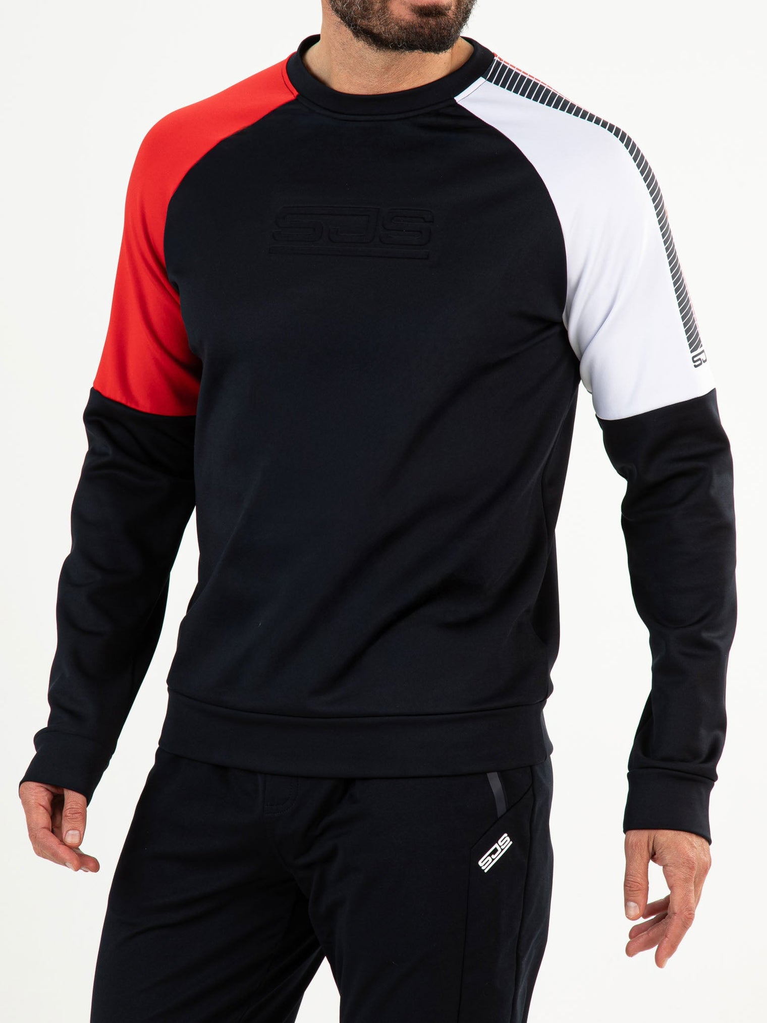 ADESH Dark Blue - Man Crewneck - Tenniskleding - Blauw