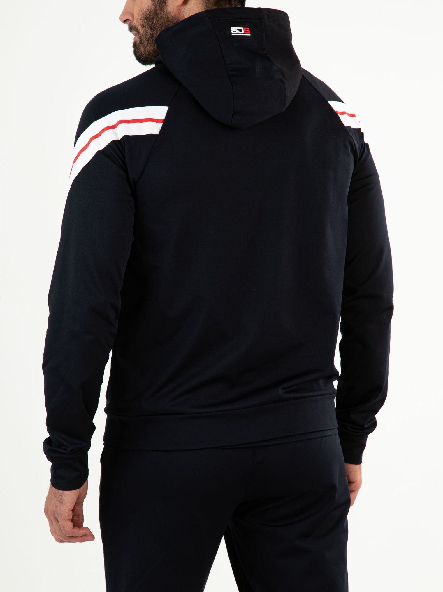 ANGUS Dark Blue - Man Hooded jacket - Tenniskleding - Blauw