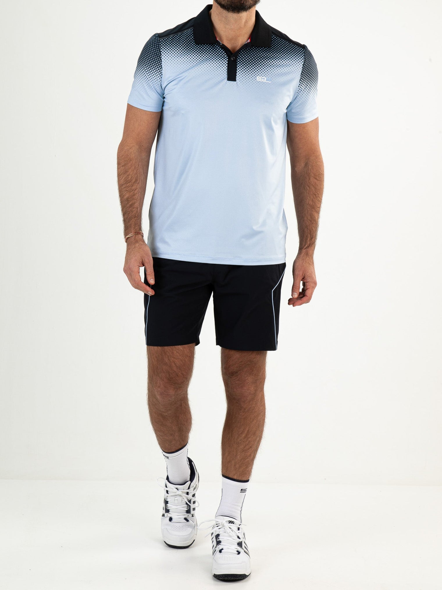 CASS Powder Blue - Man polo - Tenniskleding - Blauw