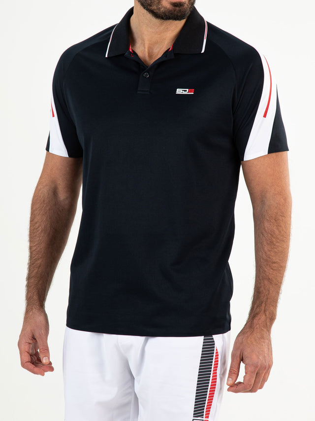 CLIFFORT Dark Blue - Man polo - Tenniskleding - Blauw