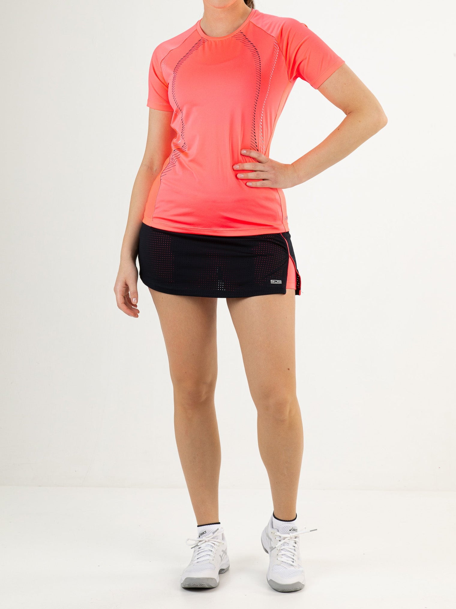 HESTER Flame Coral - Lady Tee - Tenniskleding - Roze