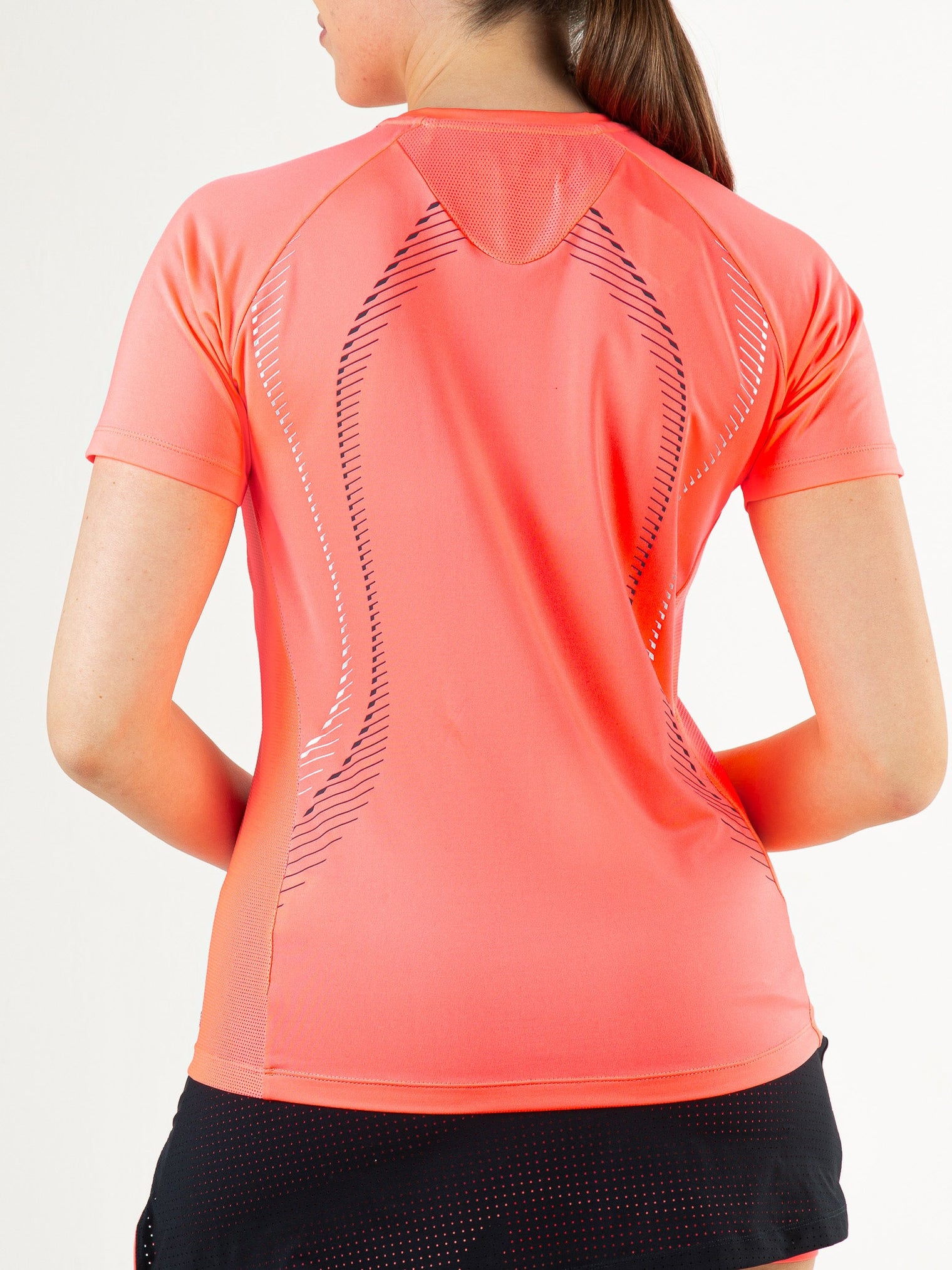 HESTER Flame Coral - Lady Tee - Tenniskleding - Roze