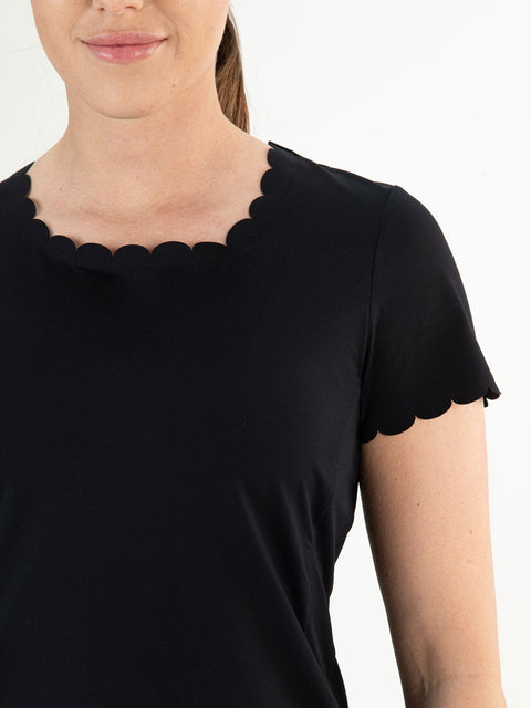 IMKE Dark Blue - Lady tee - Tenniskleding - Blauw