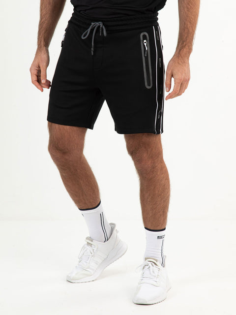 LOWE Black - Mens short - Fitnesskleding - Zwart
