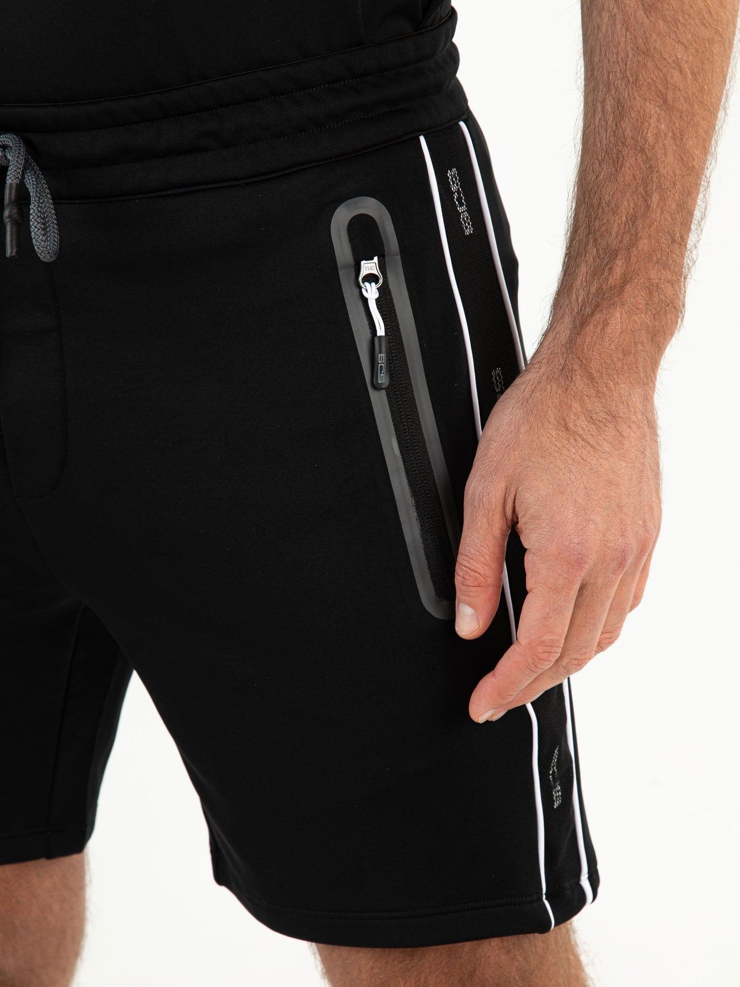 LOWE Black - Mens short - Fitnesskleding - Zwart