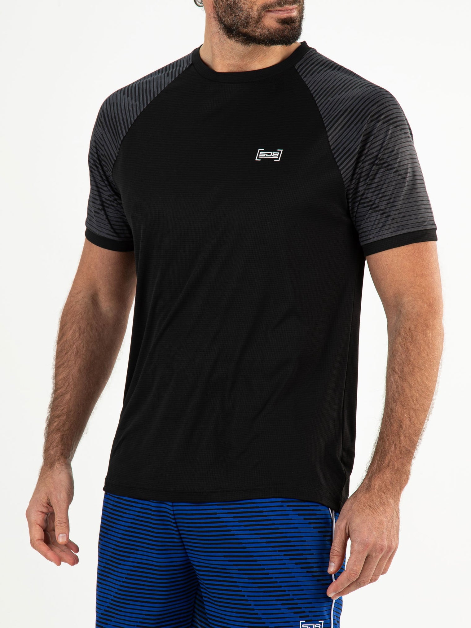 MOSLEY Black - Mens tee - Padelkleding - Zwart