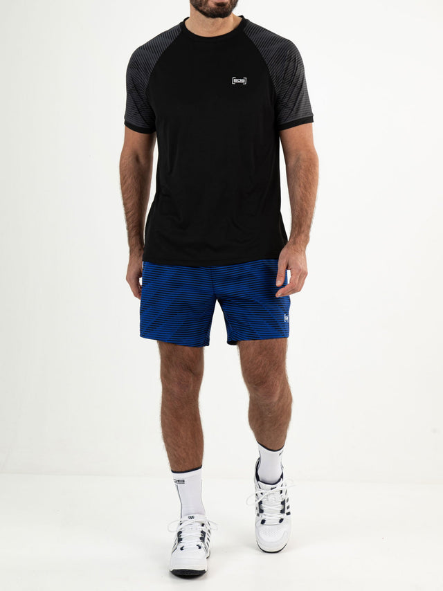 MOSLEY Black - Mens tee - Padelkleding - Zwart