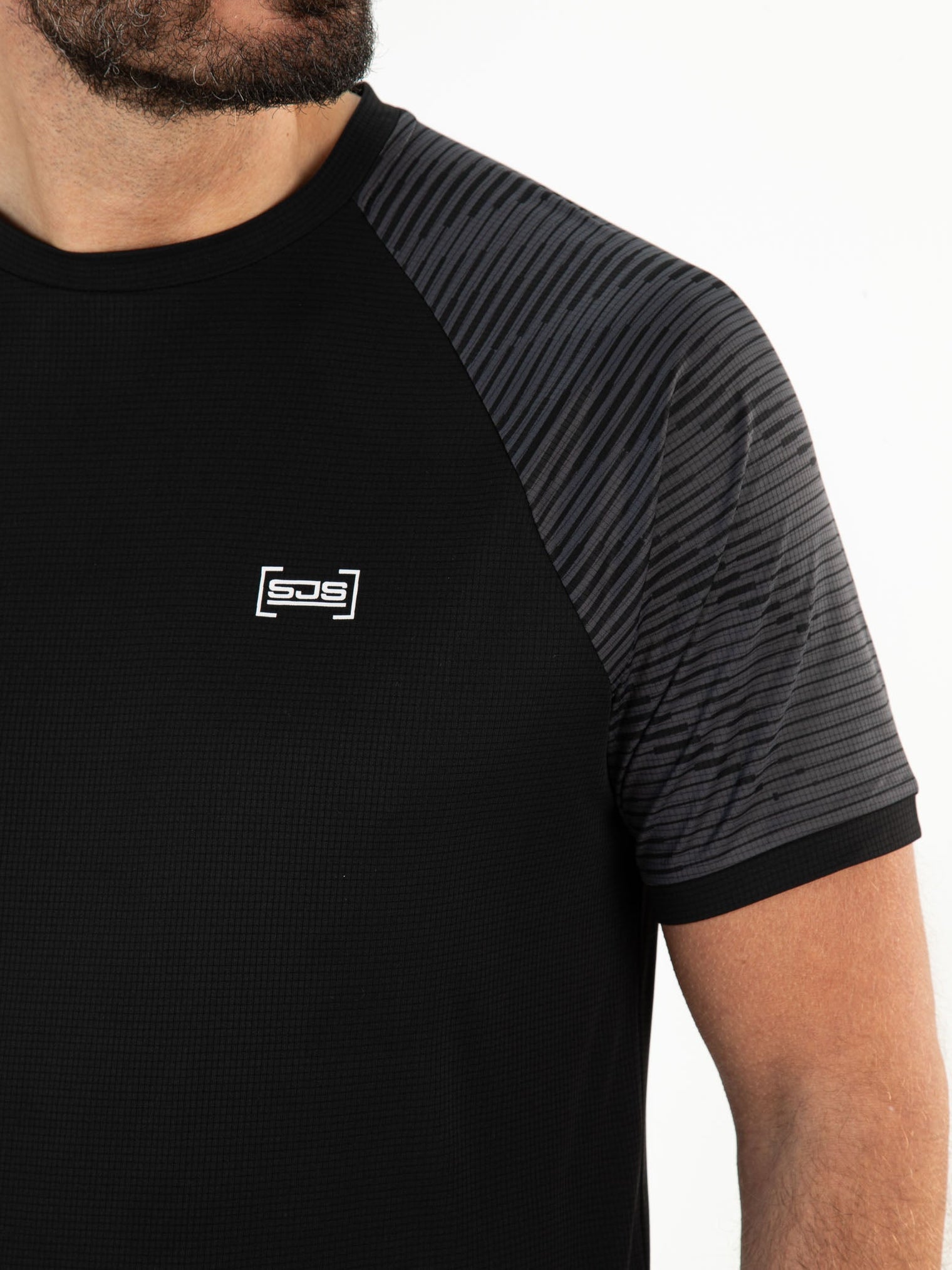 MOSLEY Black - Mens tee - Padelkleding - Zwart