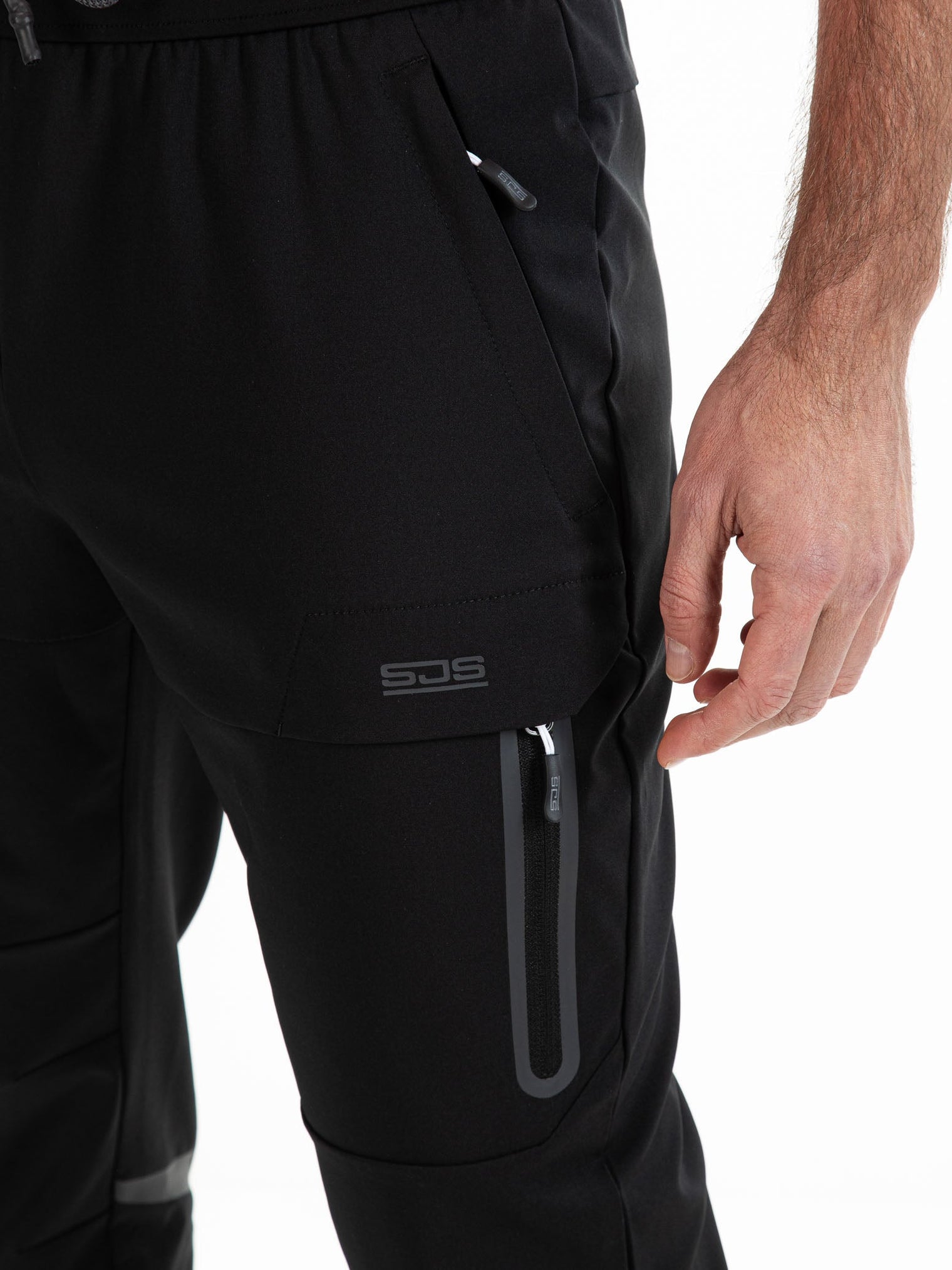 NEWTON Black - Man pants - Fitnesskleding - Zwart