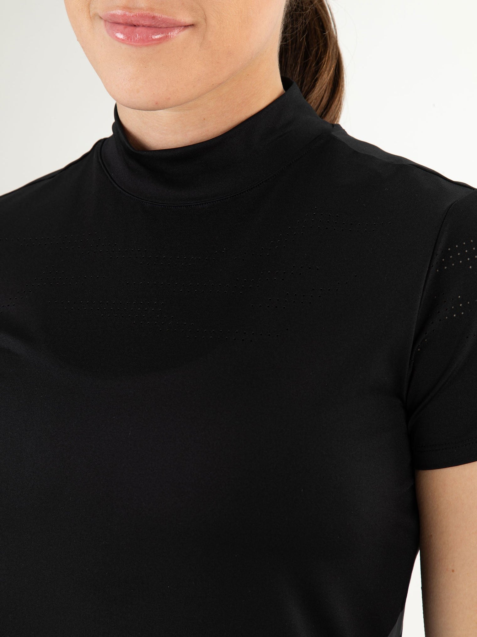 TAHNEE Black - Lady tee - Fitnesskleding - Zwart