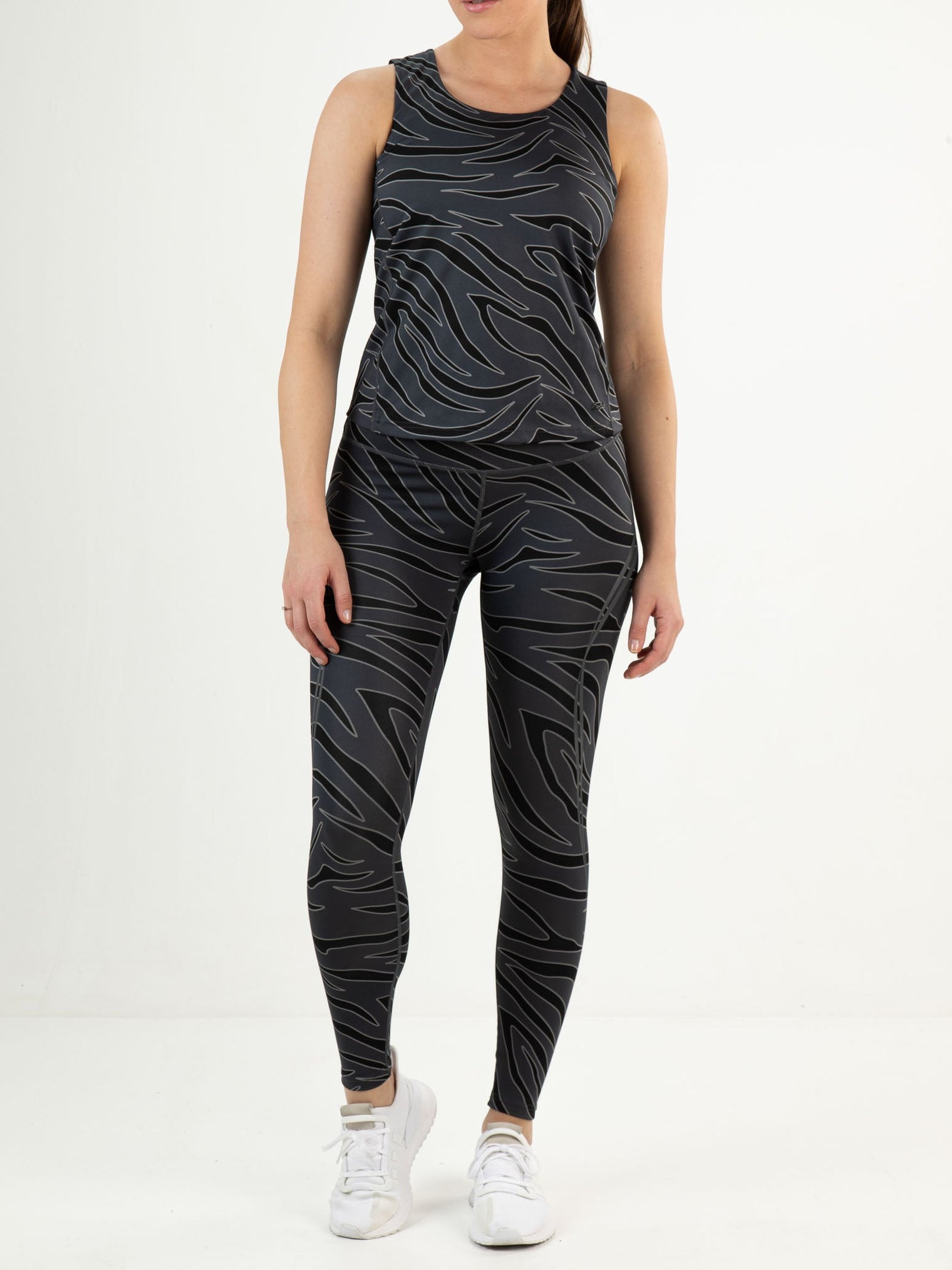 UNICA Black - Lady sleeveless top - Fitnesskleding - Zwart