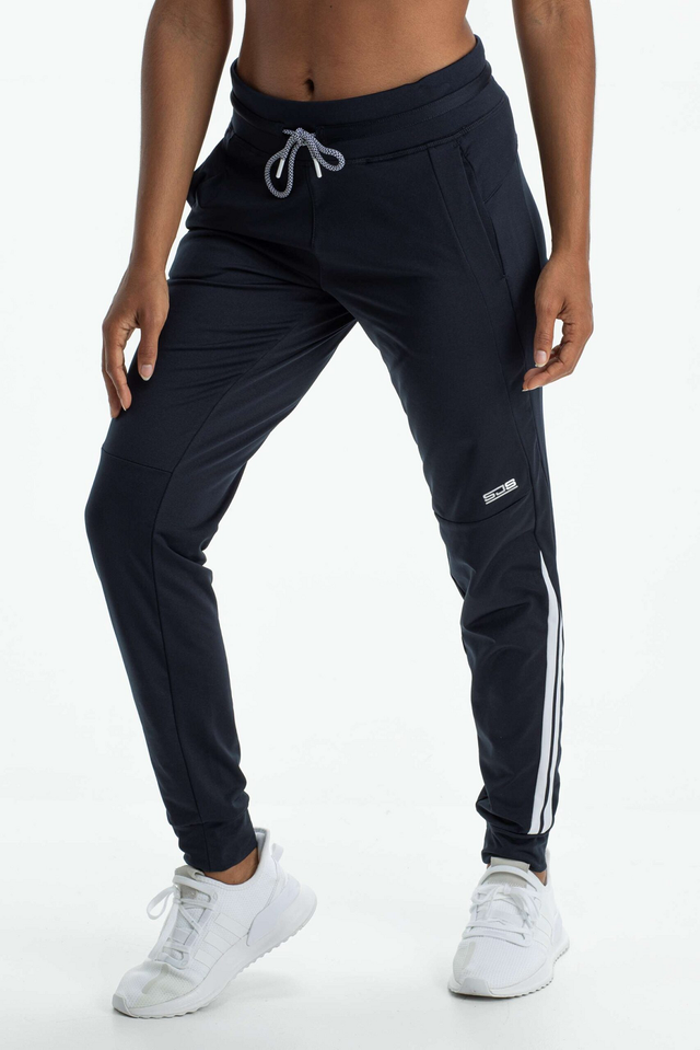 donker blauwe tennisbroek voor vrouwen