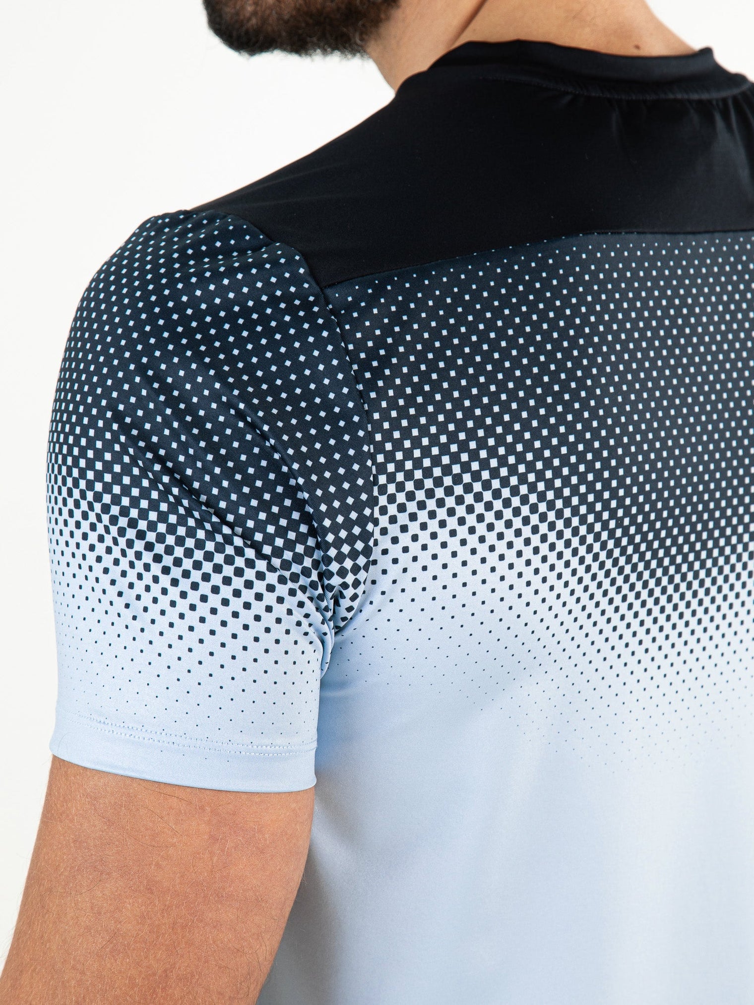 BENICO Powder Blue - Man tee - Tenniskleding - Blauw