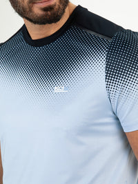 BENICO Powder Blue - Man tee - Tenniskleding - Blauw