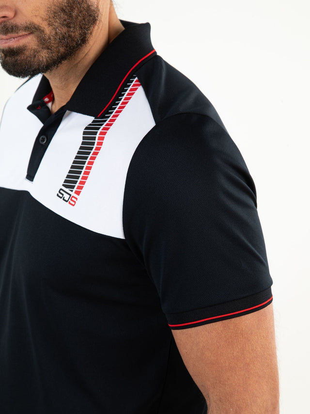 CISCO Dark Blue - Man polo - Tenniskleding - Blauw