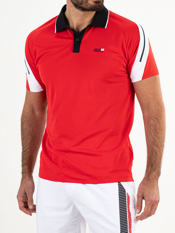 CLIFFORT Formula One - Man polo - Tenniskleding - Rood