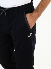 DAMIN LONG Dark Blue - Man pants - Tenniskleding - Blauw