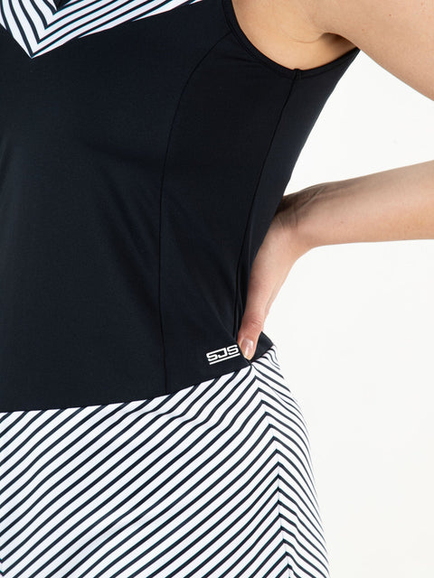 GIANNA Dark Blue - Lady dress - Tenniskleding - Blauw