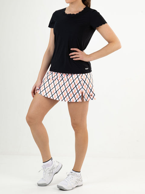 IMKE Dark Blue - Lady tee - Tenniskleding - Blauw