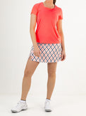 IMKE Flame Coral - Lady tee - Tenniskleding - Roze