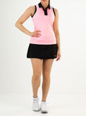 JACINTHA Sorbet Pink - Lady sleeveless Polo - Tenniskleding - Roze