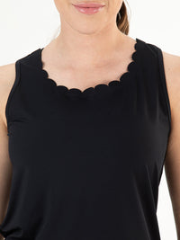 JESS Dark Blue - Lady sleeveless top - Tenniskleding - Blauw