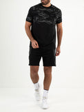 MELBOURNE Black - Man Tee - Fitnesskleding - Zwart