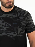 MELBOURNE Black - Man Tee - Fitnesskleding - Zwart
