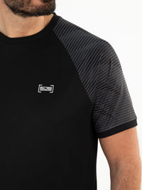 MOSLEY Black - Mens tee - Padelkleding - Zwart