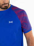MOSLEY Blue Neon - Mens tee - Padelkleding - Blauw
