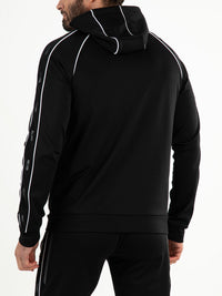 PANTHER Black - Man Hooded jacket - Fitnesskleding - Zwart
