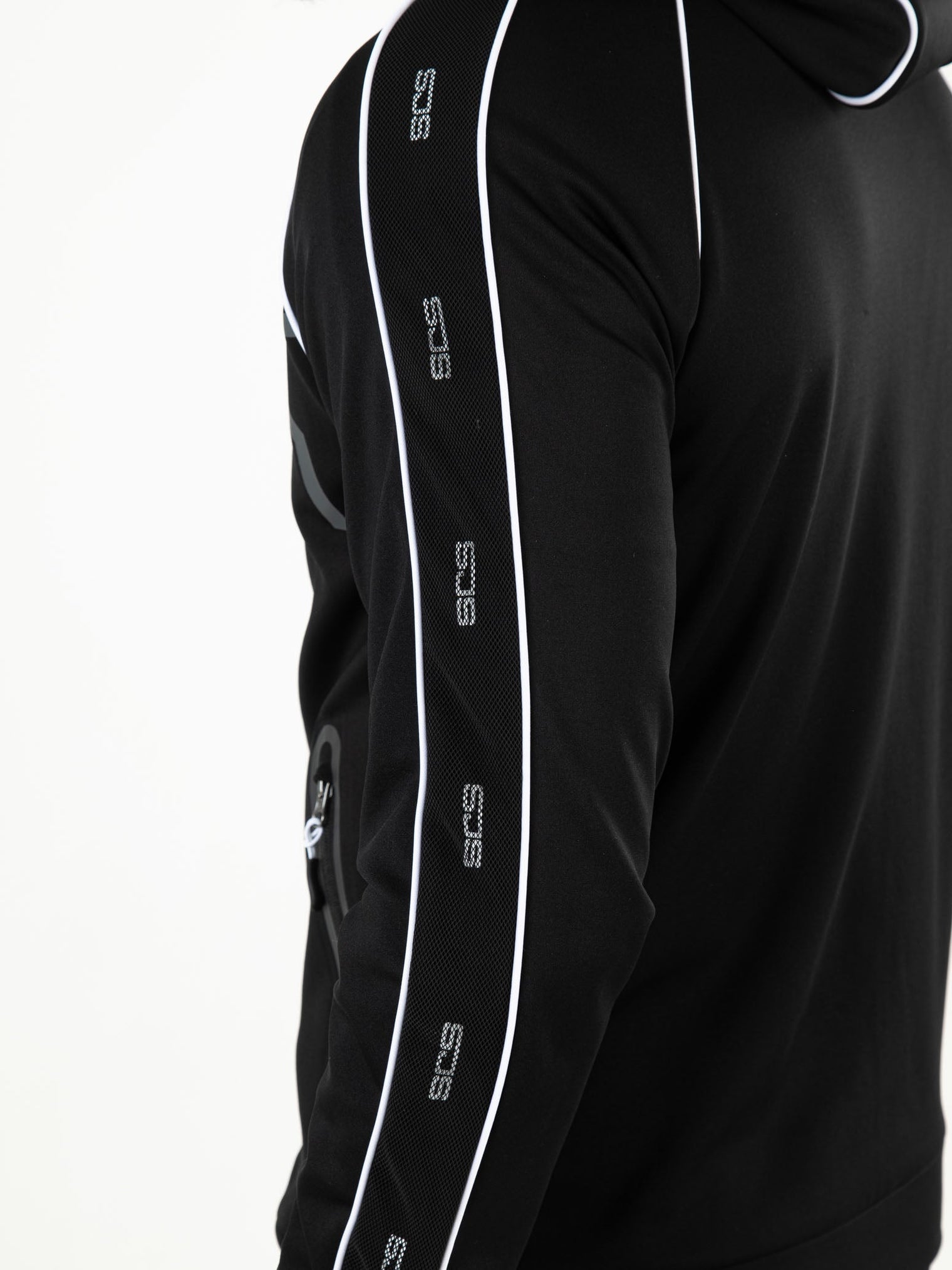 PANTHER Black - Man Hooded jacket - Fitnesskleding - Zwart