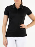 PERTH Black - Lady polo - Tenniskleding - Zwart