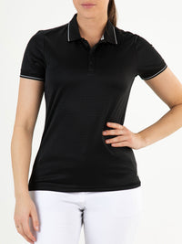 PERTH Black - Lady polo - Tenniskleding - Zwart