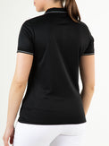 PERTH Black - Lady polo - Tenniskleding - Zwart