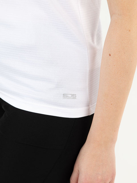 PERTH Real White - Lady polo - Tenniskleding - Wit