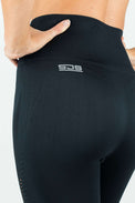 stretch dames legging zwart
