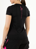 TACEY Black - Lady tee - Fitnesskleding - Zwart