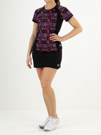 TUESDAY Black - Lady tee - Padelkleding - Zwart
