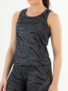 UNICA Black - Lady sleeveless top - Fitnesskleding - Zwart