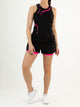 WILLOW Black - Lady singlet - Fitnesskleding - Zwart