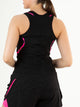 WILLOW Black - Lady singlet - Fitnesskleding - Zwart