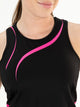 WILLOW Black - Lady singlet - Fitnesskleding - Zwart